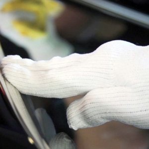Microfiber gloves used on Competition Ready TV show?