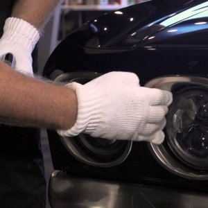 Microfiber gloves used on Competition Ready TV show?