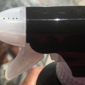 STOP on nozzle