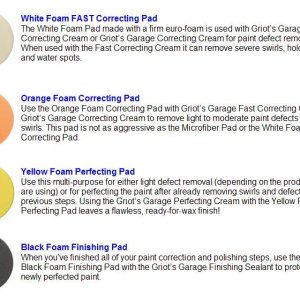 5.5" SUPER THIN FOAM PAD OPTIONS for your Dual Action Polisher
