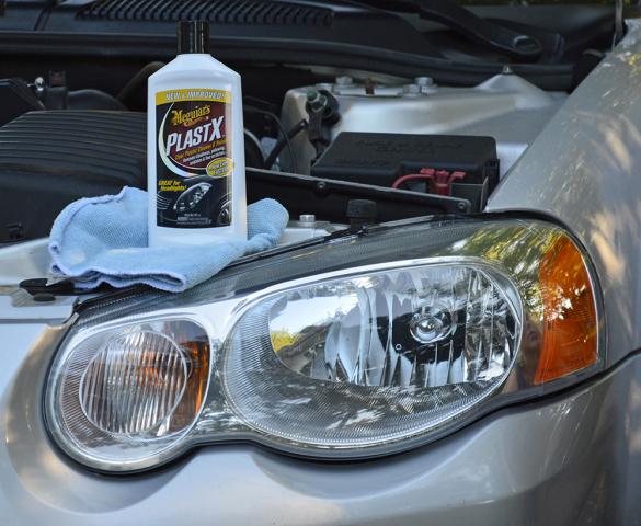 Meguiar's PlastX works as a 3 step- I hate fixing headlights