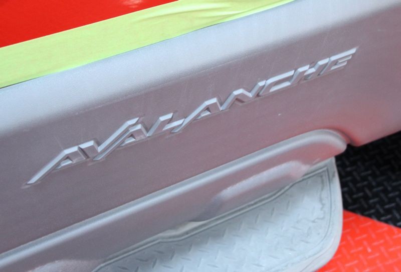 002 Red Chevy Avalanche Detail Class at Autogeek with Mike Phillips