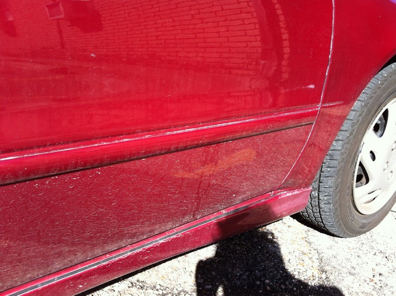 01 red corolla befores
