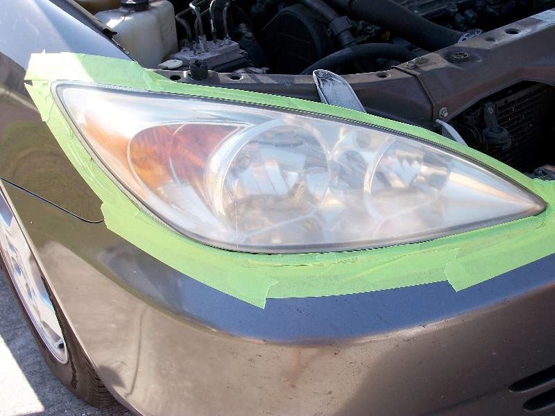 '03 Camry Headlight Restoration