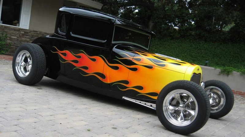 1929 5-Window Coupe - SEMA Booth Car