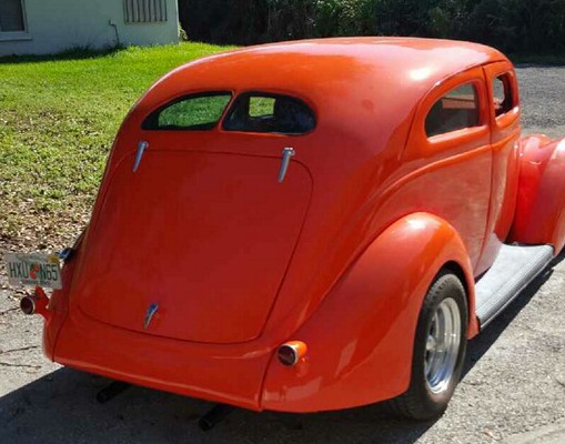 1937 Ford Slantback Wetsanding Project Mike Phillips