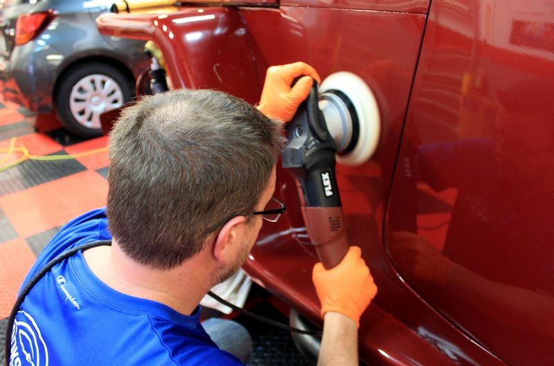 1948 Willys Jeepster Wetsanding Class at Autogeek with Mike Phillips