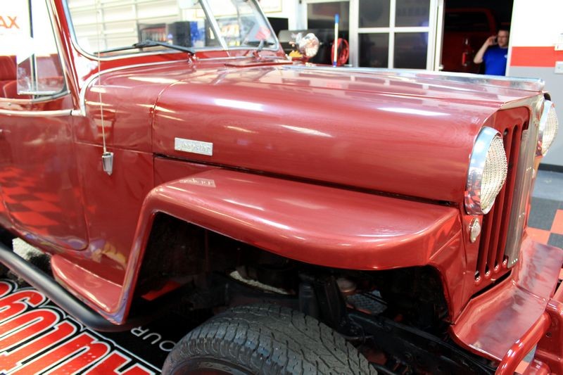 1948 Willys Jeepster Wetsanding Class at Autogeek with Mike Phillips