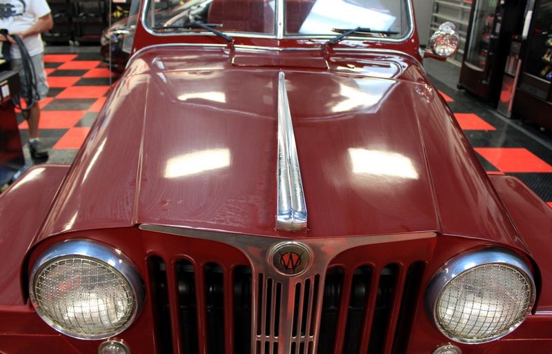 1948 Willys Jeepster Wetsanding Class at Autogeek with Mike Phillips