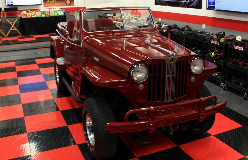 1948 Willys Jeepster Wetsanding Class at Autogeek with Mike Phillips
