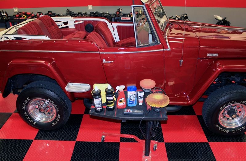 1948 Willys Jeepster Wetsanding Class at Autogeek with Mike Phillips