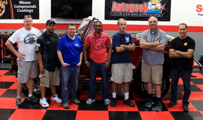 1948 Willys Jeepster Wetsanding Class at Autogeek with Mike Phillips