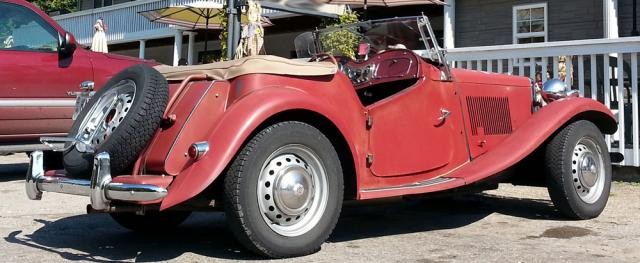 1953 MGTD Restore original paint Meguars Number 7 Mike Phillips