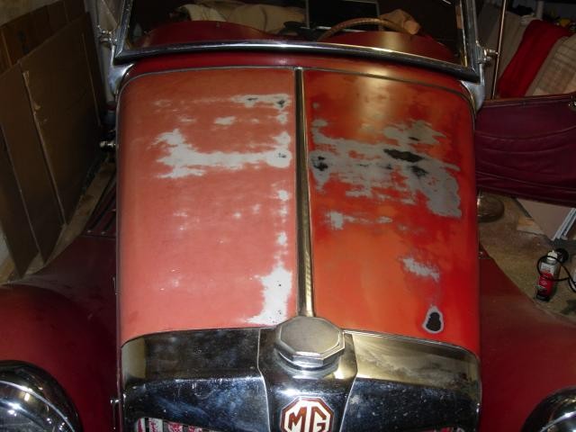 1953 MGTD Restore original paint Meguars Number 7 Mike Phillips