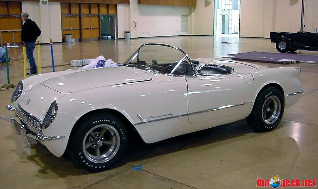 1954 Corvette pulled out of a barn