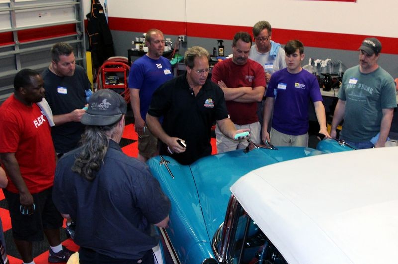 1956 Chevy Bel Air Convertible Detailing Class with Mike Phillips