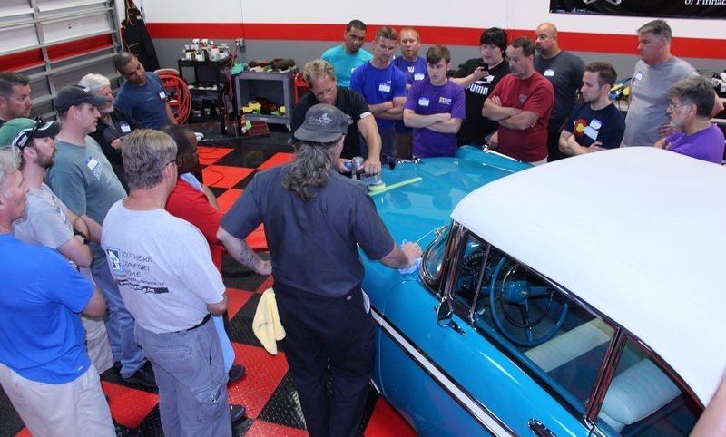 1956 Chevy Bel Air Convertible Detailing Class with Mike Phillips