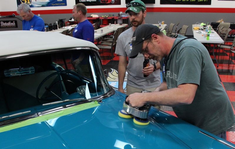 1956 Chevy Bel Air Convertible Detailing Class with Mike Phillips