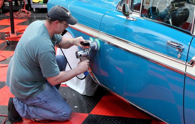 1956 Chevy Bel Air Convertible Detailing Class with Mike Phillips
