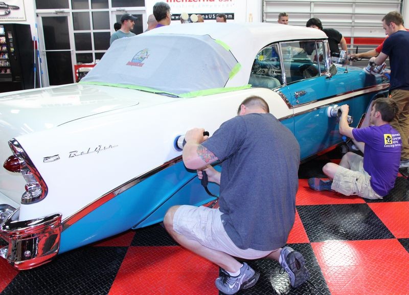 1956 Chevy Bel Air Convertible Detailing Class with Mike Phillips