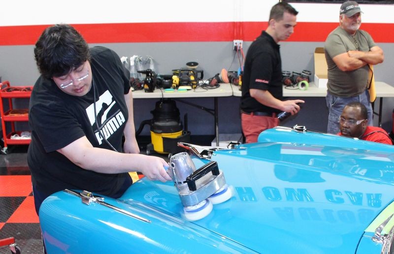 1956 Chevy Bel Air Convertible Detailing Class with Mike Phillips