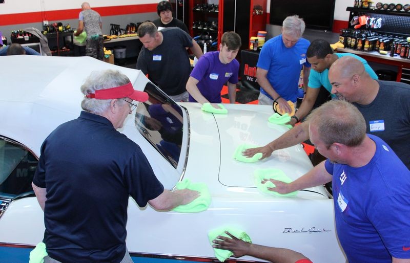 1956 Chevy Bel Air Convertible Detailing Class with Mike Phillips