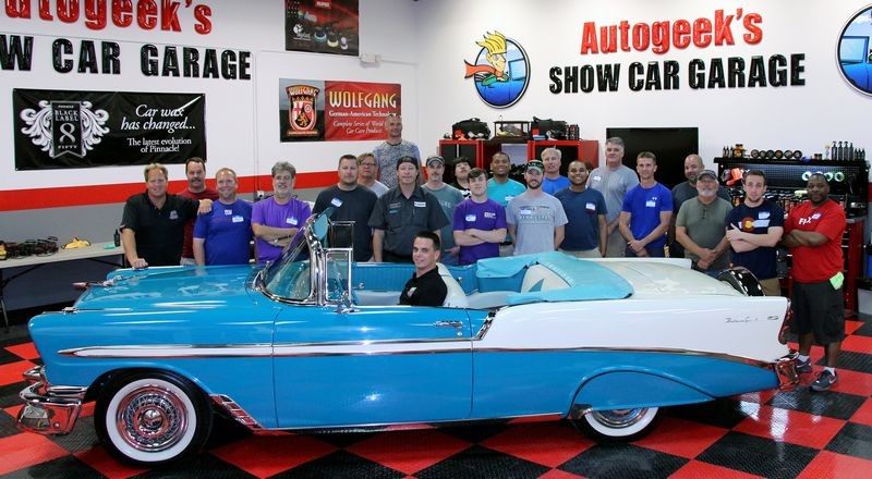 1956 Chevy Bel Air Convertible Detailing Class with Mike Phillips