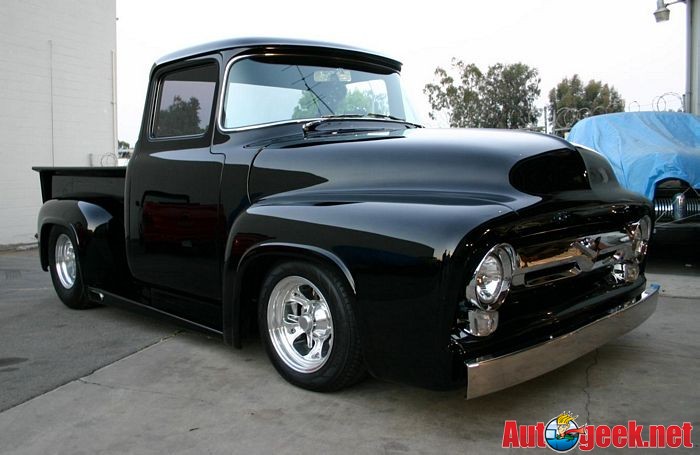 1956 Ford F150 - Single Stage Black Paint