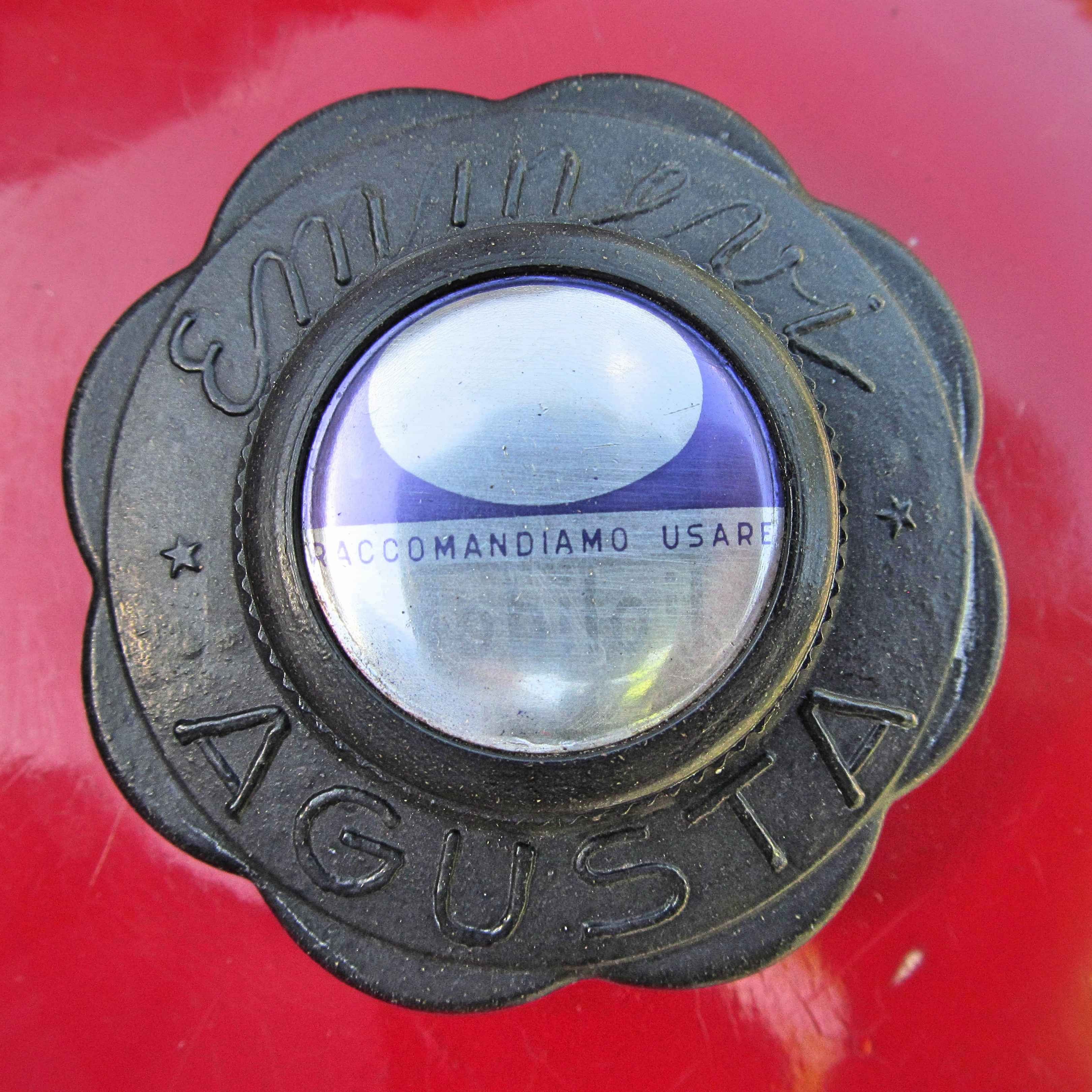 1956 MG Agusta fuel cap