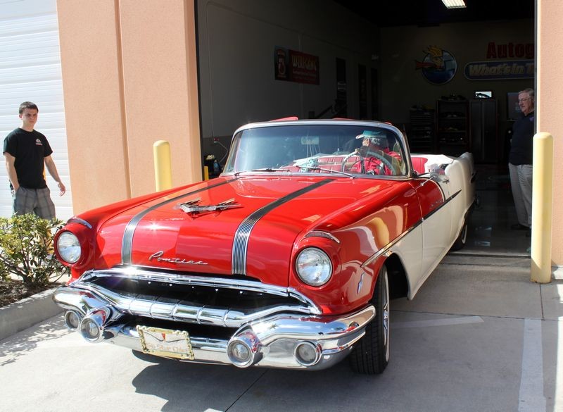 1956 Pontiac Star Chief on Autogeek's What's in the Garage with Mike Philli