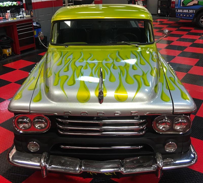 1958 Dodge Sweptline detailed by Mike Phillips