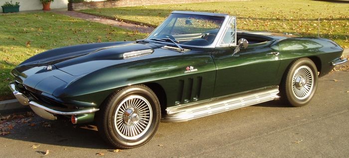 1965 Corvette, numbers matching original car buffed out by Mike Phillips