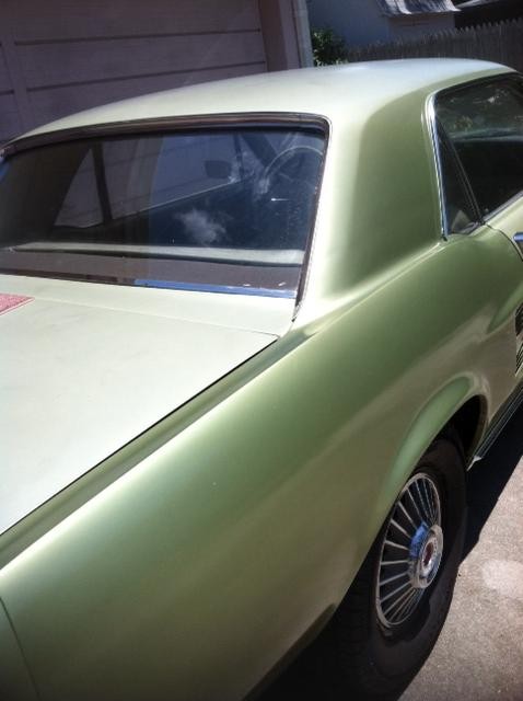 1967 Mustang Squareback with single stage paint Mike Phillips