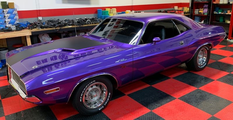 1970 340 Charger RT Machine Wetsanding 3M Trizact