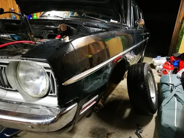 1970 TX9 Black Velvet Dodge Dart with original paint