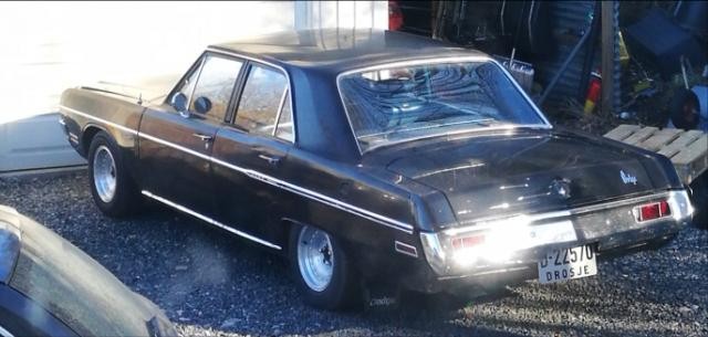 1970 TX9 Black Velvet Dodge Dart with original paint