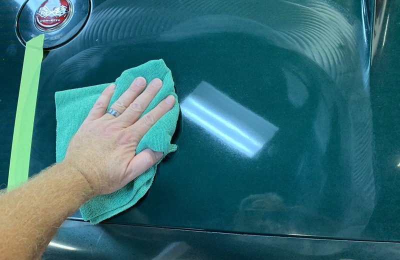 1976 Corvette Orignal Single Stage Paint - Paint Correction and Waxing