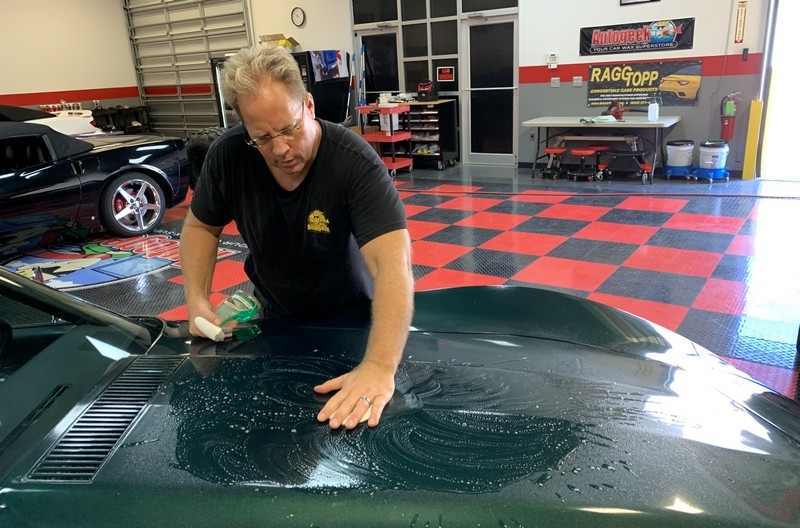 1976 Corvette Orignal Single Stage Paint - Paint Correction and Waxing