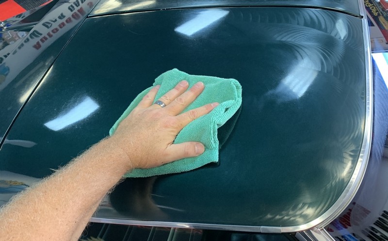 1976 Corvette Orignal Single Stage Paint - Paint Correction and Waxing