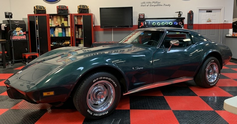 1976 Corvette Orignal Single Stage Paint - Paint Correction and Waxing