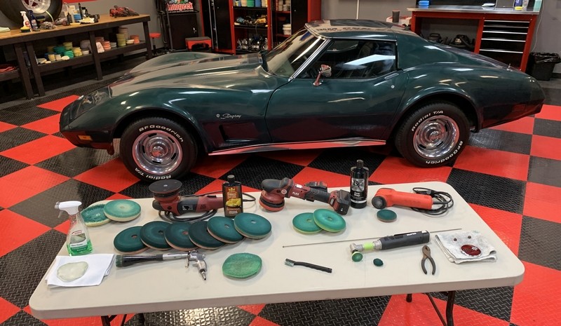 1976 Corvette Orignal Single Stage Paint - Paint Correction and Waxing