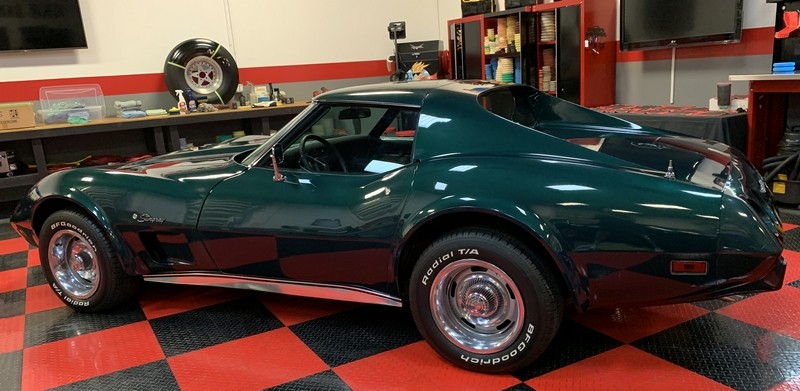 1976 Corvette Orignal Single Stage Paint - Paint Correction and Waxing