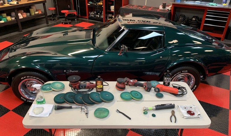 1976 Corvette Orignal Single Stage Paint - Paint Correction and Waxing