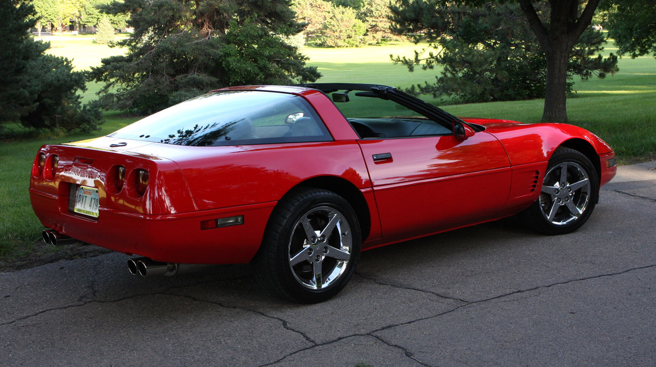 1995 Corvette, just detailed