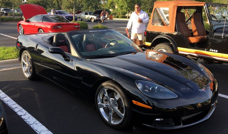 2008 Black Corvette Convertible - September 2016 Detailing Class