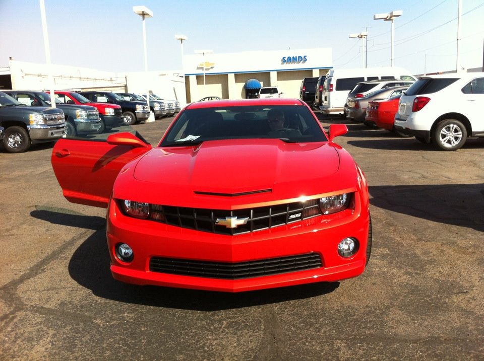 2012 Inferno Orange Metallic Camaro 1SS