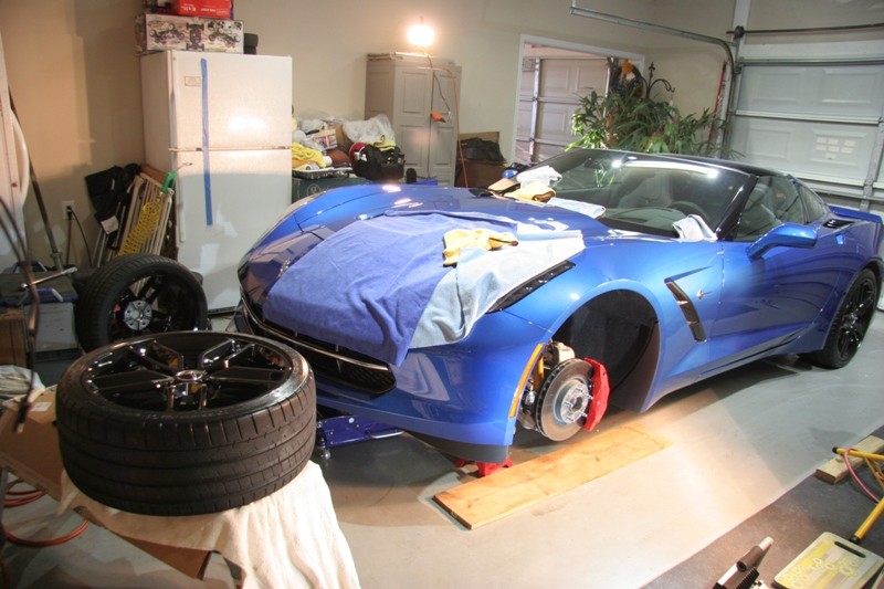 2015 C7 Z51 3LT - Laguna Blue - Wheels