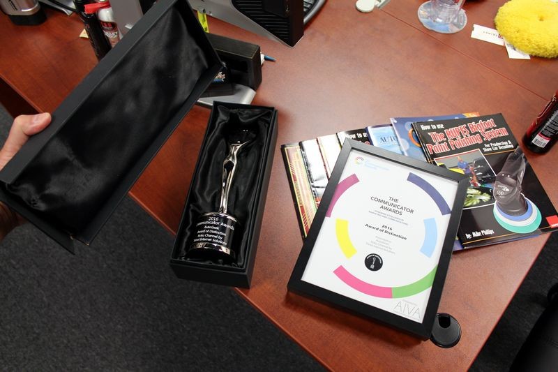 2016 Communicator Awards Autogeek Award of Distinction TRINET