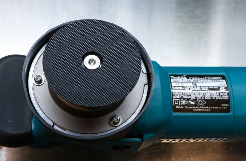 3 inch backing plate on Makita PO5000C mike phillips