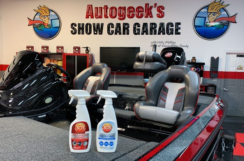 303 Aerospace Protectant on Bass Shop Pros Bass Boat